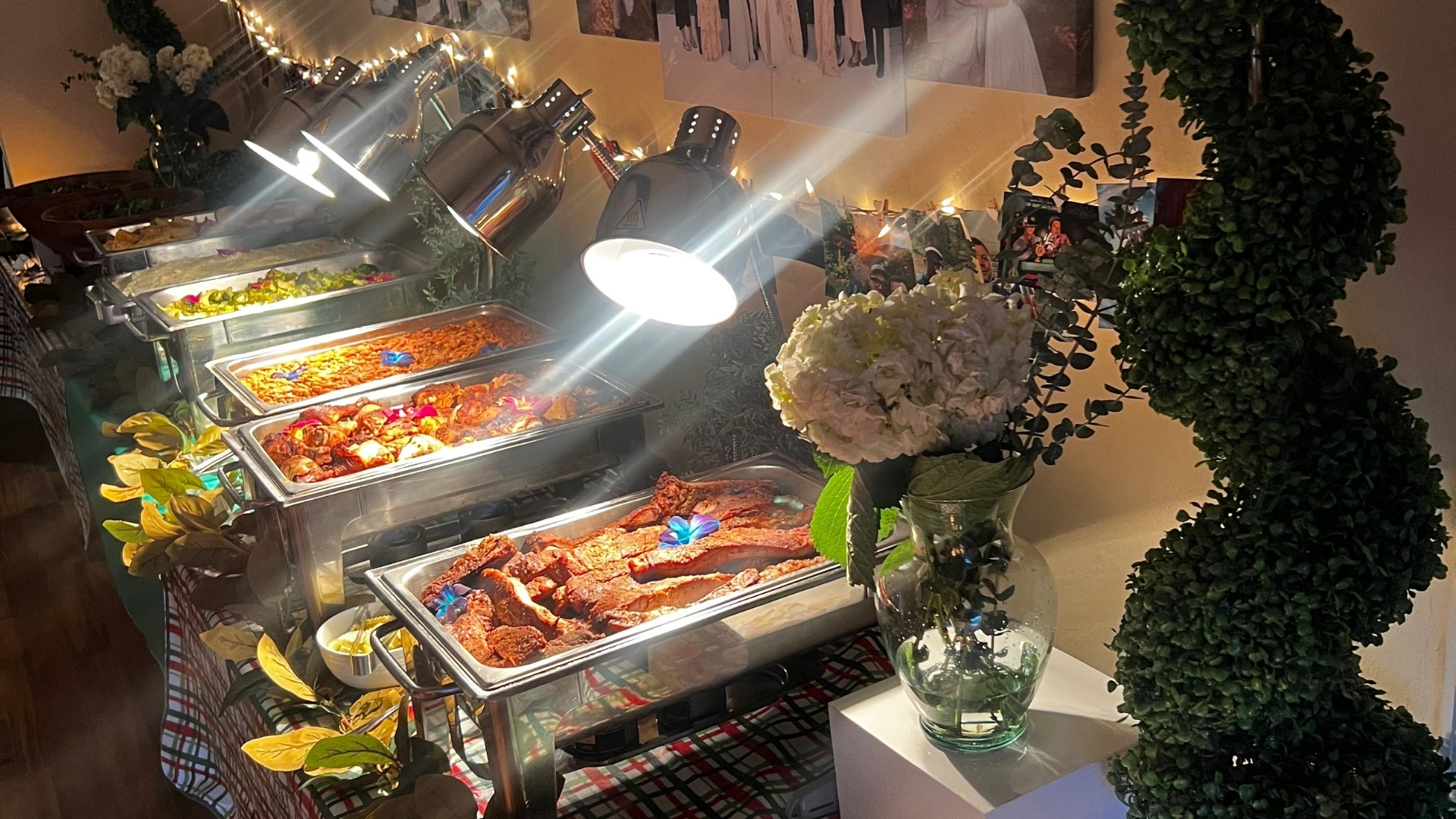 Elegant plated appetizers served at a wedding reception in Naples, Florida by Creative Catering Naples