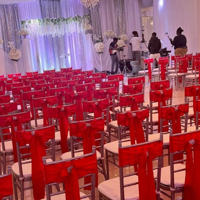 Chef preparing a luxury plated dinner for a waterfront wedding in Naples, Florida.