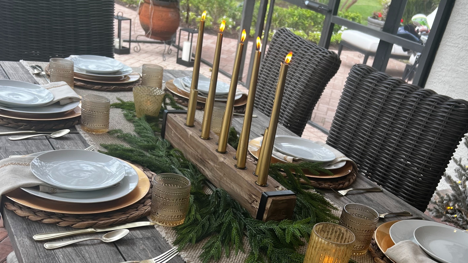 Elegant beachfront wedding with white tent, luxury table settings, and full-service catering setup in Naples, Florida