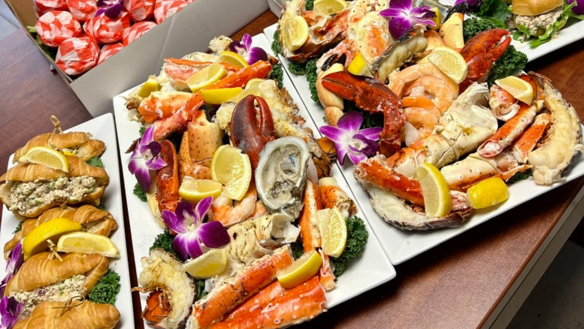 Elegant Naples wedding reception with locally inspired gourmet dishes by Creative Catering Naples